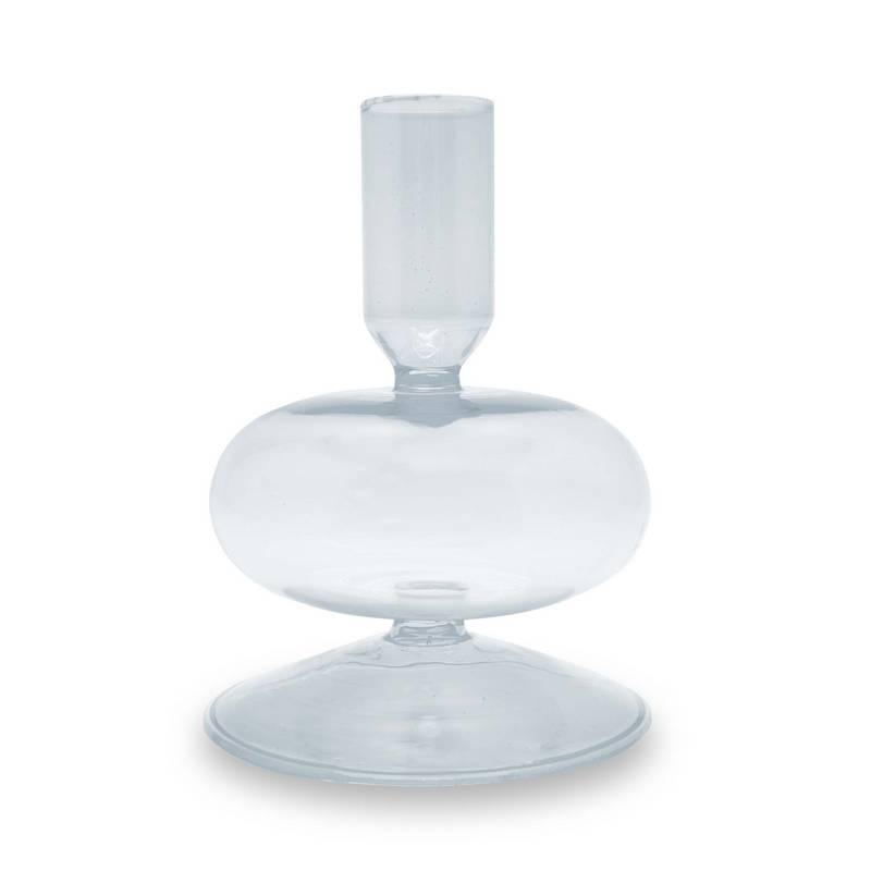 Portacandele in Vetro 12 cm Trasparente WD Lifestyle