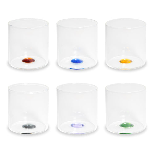 Set 6 bicchierini in borosilicato 10 cl